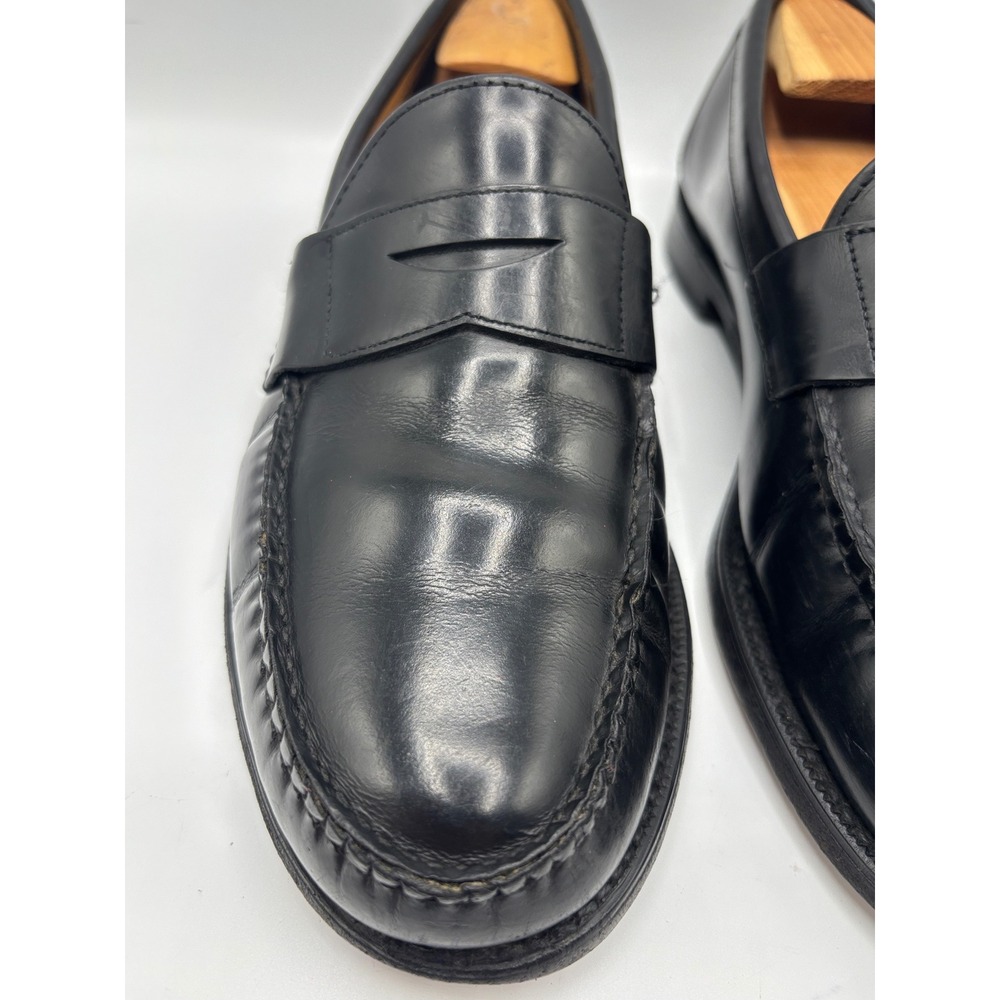 Brooks Brothers Men's Black Leather Penny Loafers Slip-On Dress Shoes Size 10 - Picture 11 of 13